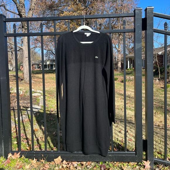 Lacoste Long Sleeve Sweater Dress - Picture 8 of 10